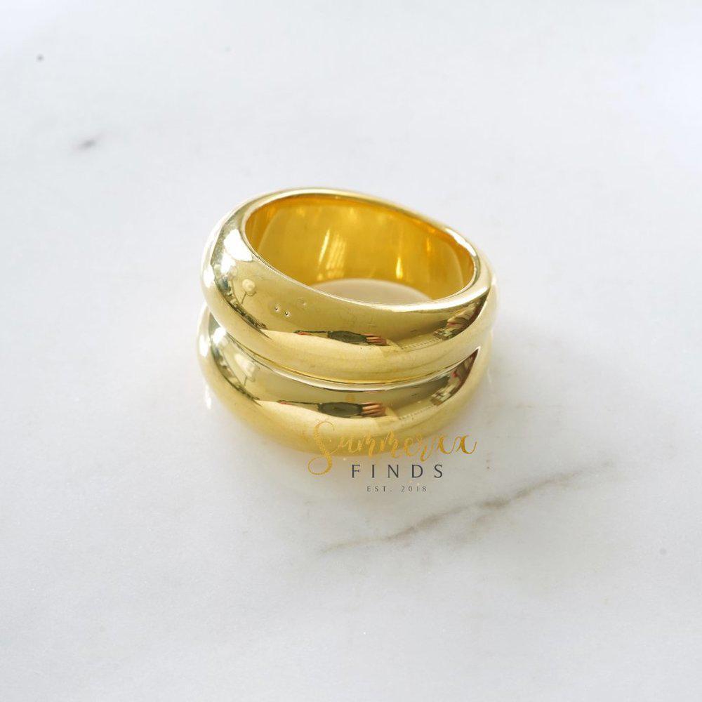 Anthropologie Double Stack Modern Ring - image 3